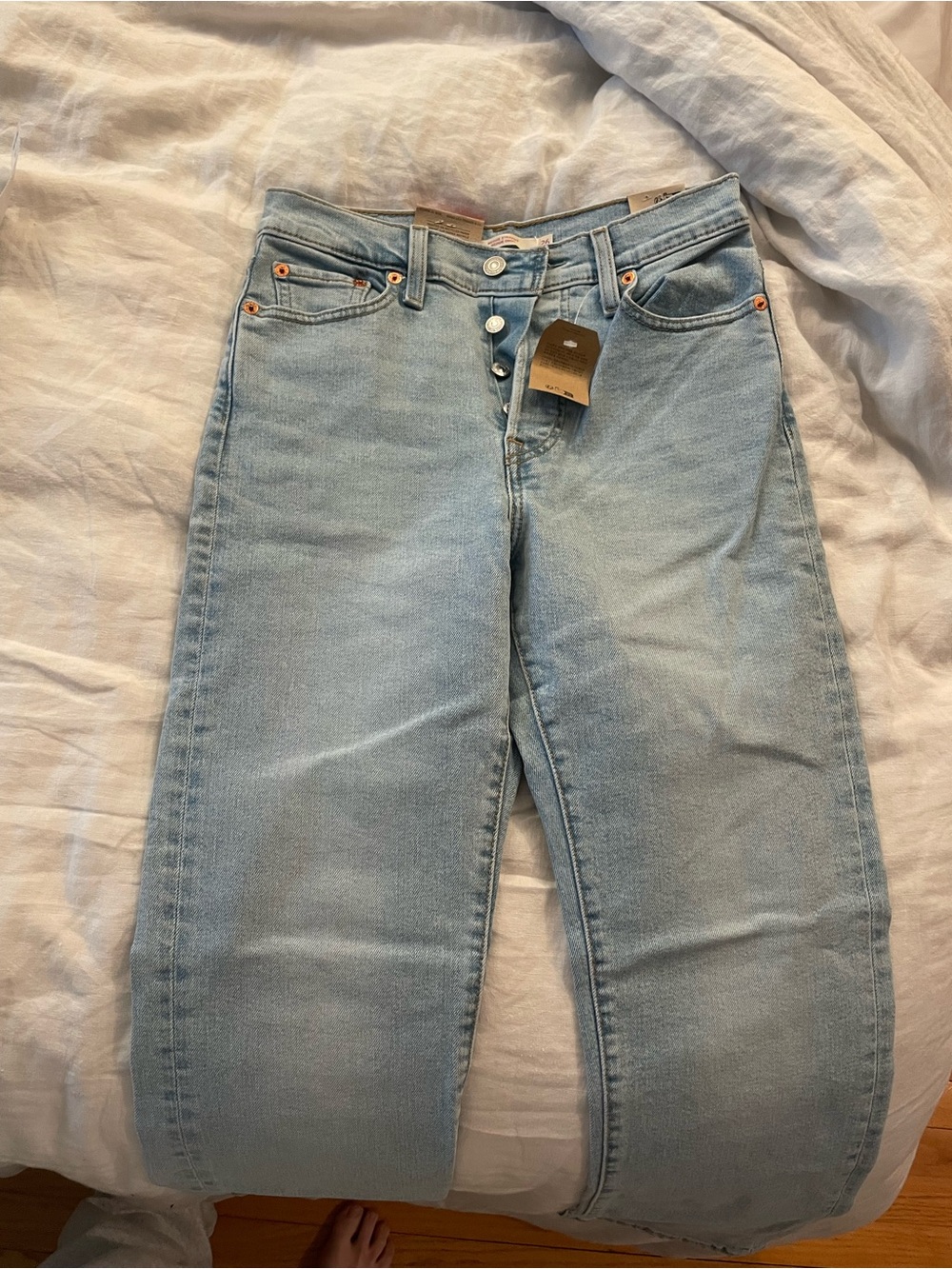 Signature by Levi Strauss Light Blue Straight Leg Jeans